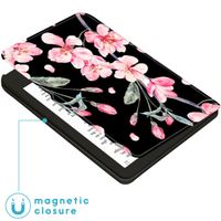 imoshion Étui de liseuse portefeuille design Slim Hard Tolino Shine 4 - Blossom