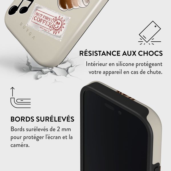 Burga Coque Tough MagSafe Apple iPhone 16 - Oat Milk Please