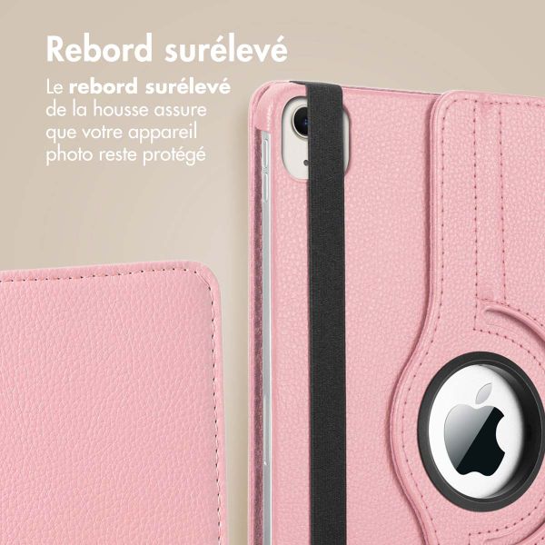 imoshion Coque tablette rotatif à 360° iPad Air 13 pouces (2024) M2 - Rose