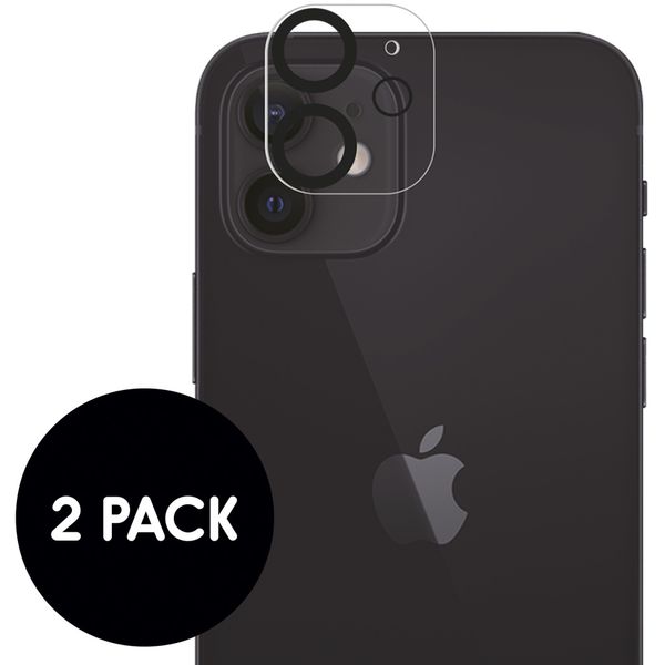 imoshion Protection Caméra en verre trempé 2 Pack iPhone 12 Mini