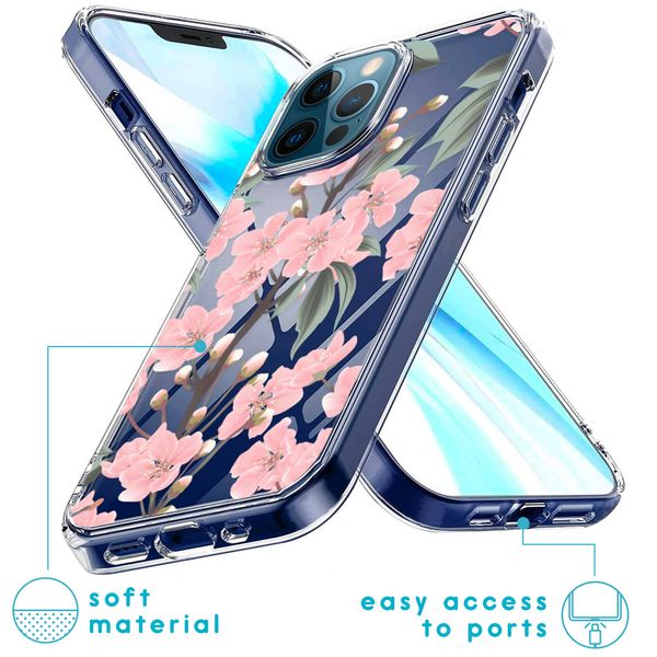 imoshion Coque Design iPhone 12 (Pro) - Cherry Blossom