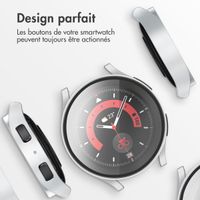 imoshion Coque rigide à couverture complète Samsung Galaxy Watch 6 44 mm - Argent