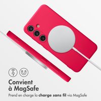 imoshion Coque Couleur avec MagSafe Samsung Galaxy S25 - Neon Pink
