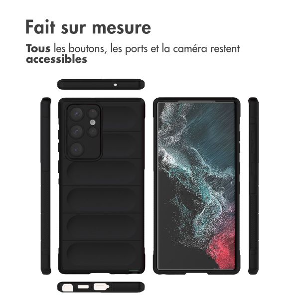 imoshion EasyGrip Backcover Samsung Galaxy S22 Ultra - Noir