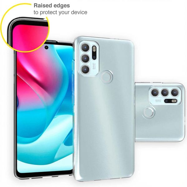 Accezz Coque Clear Motorola Moto G60s - Transparent