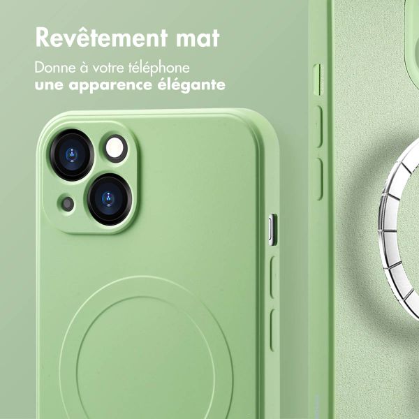 imoshion Coque Couleur avec MagSafe iPhone 13 - Vert