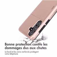imoshion Coque arrière avec porte-cartes Samsung Galaxy S25 FE - Rose Doré