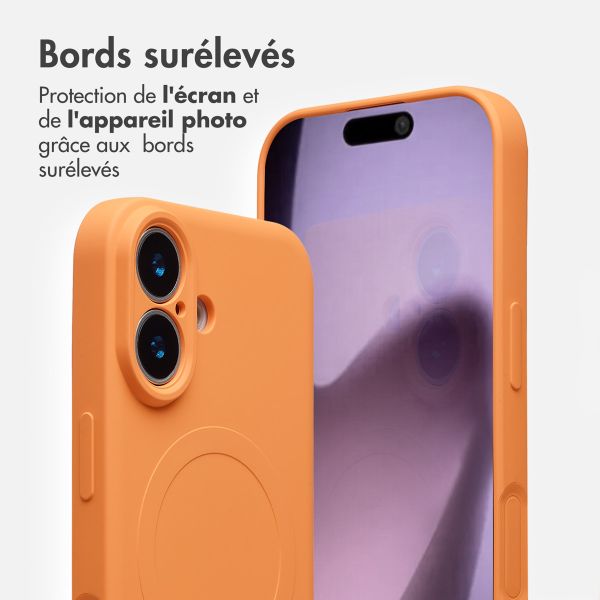 imoshion Coque Couleur avec MagSafe Apple iPhone 17 - Neon Orange