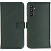 Selencia Étui portefeuille en cuir véritable Samsung Galaxy A34 (5G) - Vert