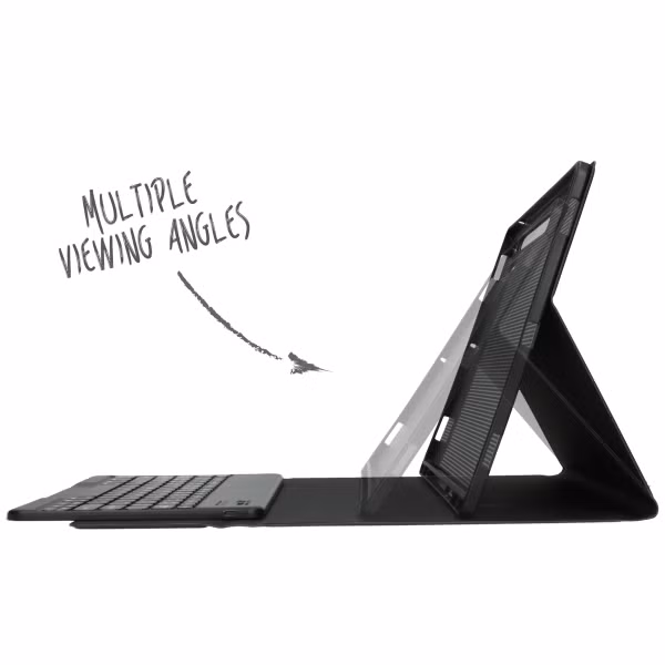 Accezz Étui de tablette Bluetooth Clavier Samsung Galaxy Tab A11 - QWERTY - Noir