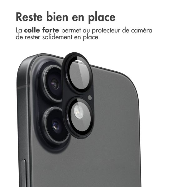imoshion Protection Caméra en verre trempé 2 Pack Apple Apple iPhone 17 - Noir