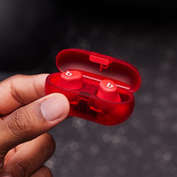 Beats Écouteurs sans fil Solo Buds - Écouteurs intra-auriculaires Bluetooth - Transparent Red