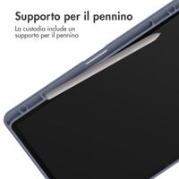 imoshion Coque tablette rigide Trifold Samsung Galaxy Tab S9 11.0 pouces - Violet