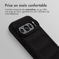 imoshion Coque arrière EasyGrip Google Pixel 9 / 9 Pro - Noir