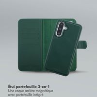 Selencia Étui portefeuille amovible Olyn avec MagSafe Samsung Galaxy A36 - Vert