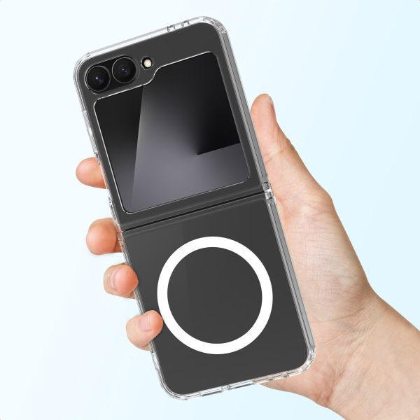 Accezz Coque Xtreme Impact Samsung Galaxy Z Flip 7 FE - Transparent