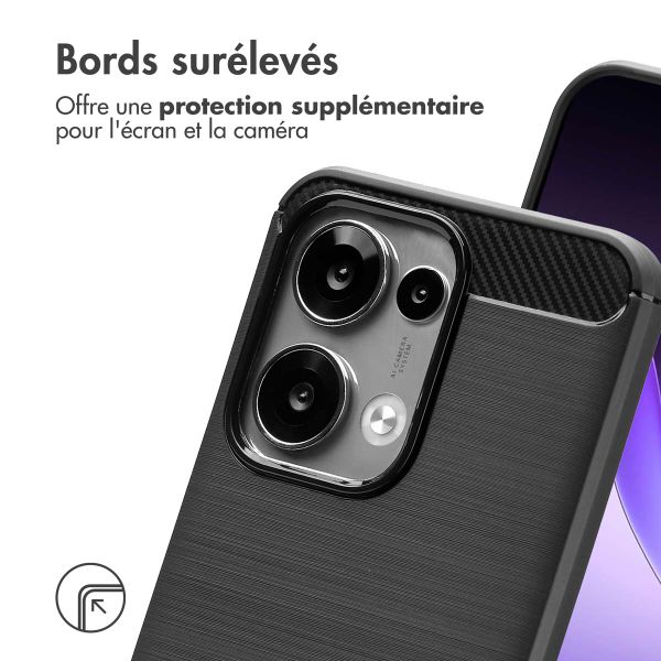 imoshion Coque Brushed Oppo Reno 13 - Noir