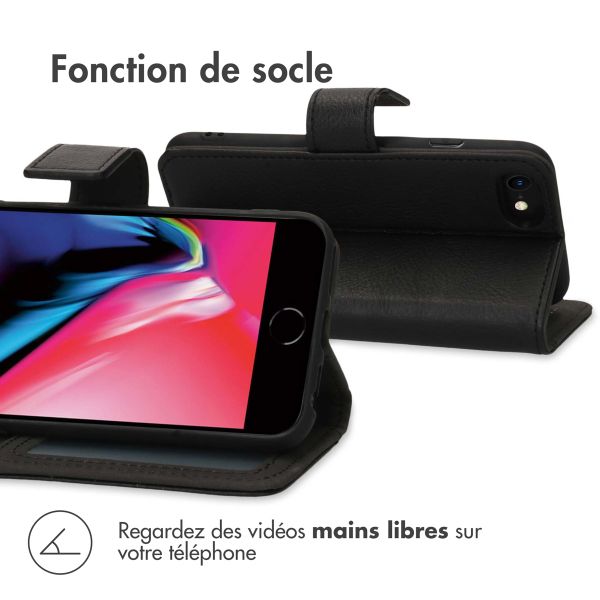 imoshion Étui de téléphone portefeuille iPhone SE (2022 / 2020) / 8 / 7 / 6