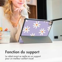 imoshion Coque tablette Design Trifold Samsung Galaxy Tab A11 Plus / A9 Plus - Flowers Distance