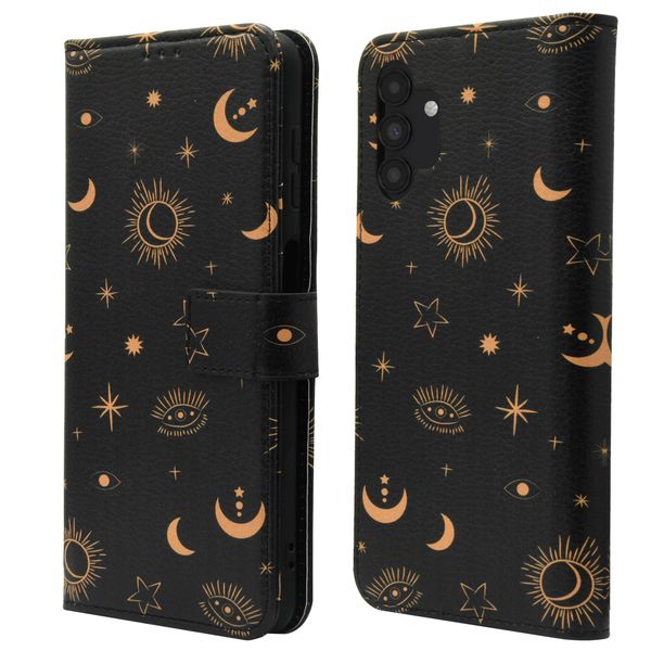 imoshion Étui de téléphone portefeuille Design Samsung Galaxy A13 (5G) - Sky Black