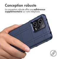 imoshion Coque Arrière Rugged Shield Xiaomi Poco X5 Pro 5G - Bleu foncé