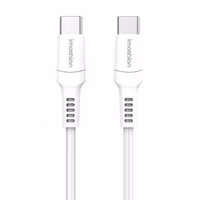 imoshion Braided USB-C vers câble USB-C - 0,5 mètre - Blanc