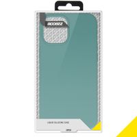 Accezz Coque Liquid Silicone Apple iPhone 12 Pro Max - Vert foncé