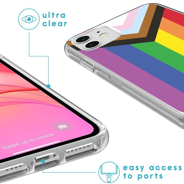 imoshion Coque Design iPhone 11 - Rainbow flag