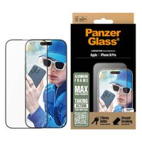 PanzerGlass Protector d'écran avec cadre en aluminium Ultra Wide Fit avec applicateur Apple iPhone 16 Pro