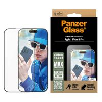 PanzerGlass Protector d'écran avec cadre en aluminium Ultra Wide Fit avec applicateur iPhone 16 Pro