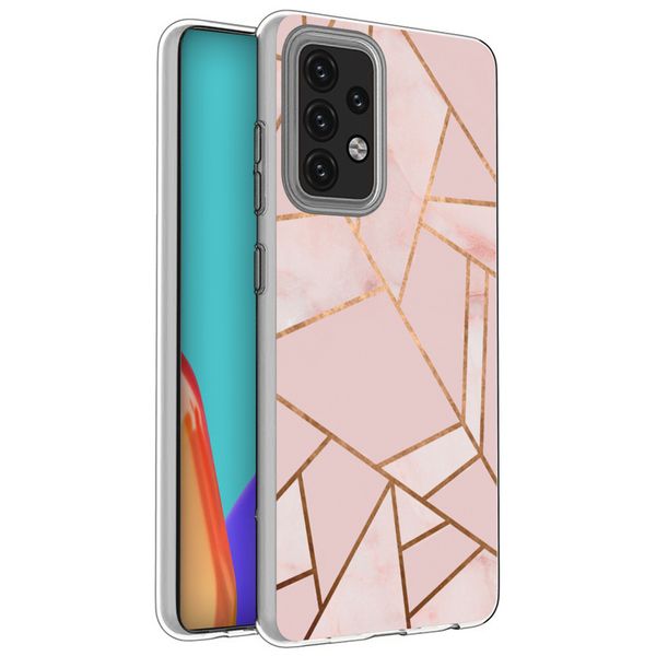 imoshion Coque Design pour Samsung Galaxy A52(s) (5G/4G) - Pink Graphic