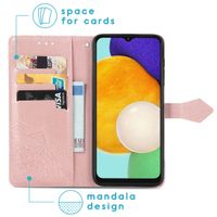 imoshion Etui de téléphone portefeuille Mandala Samsung Galaxy A13 (5G) / A04s - Rose Champagne