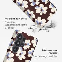 Selencia Coque arrière Vivid Samsung Galaxy S26 Ultra - Choco Flower Pop