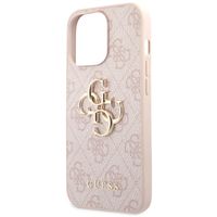 Guess Coque 4G Metal Logo Backcover iPhone 13 Pro - Rose / Dorée