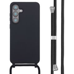 imoshion Coque en silicone avec cordon Samsung Galaxy S25 FE - Noir