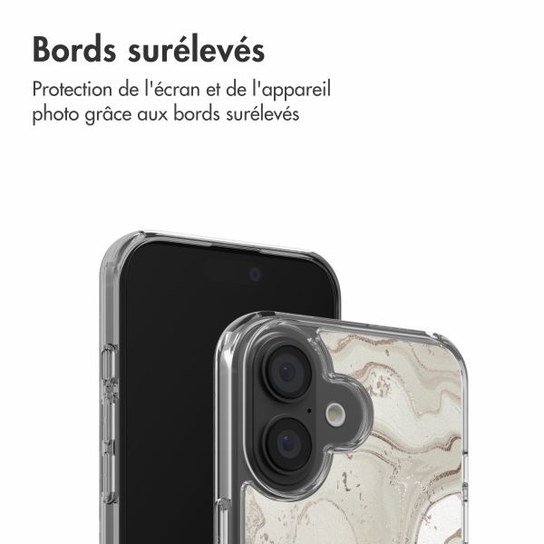 imoshion Coque Design Apple iPhone 16 - Sandy Marble