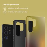 Selencia Coque arrière Vivid Samsung Galaxy S25 Ultra - Gradient Olive Dust