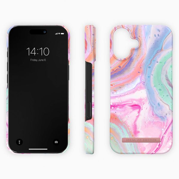 iDeal of Sweden Coque Fashion iPhone 16 - Pastel Marble