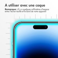 Accezz Protection d'écran en verre trempé 2-pack iPhone 15 / 15 Pro / 16