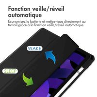 imoshion Coque tablette rigide Trifold Apple iPad Air 11 pouces (2025) M3 / (2024) M2 / Air 5 (2022) / Air 4 (2020) - Noir