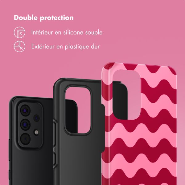 Selencia Coque arrière Vivid Samsung Galaxy A53 - Wave Vibes Lipstick