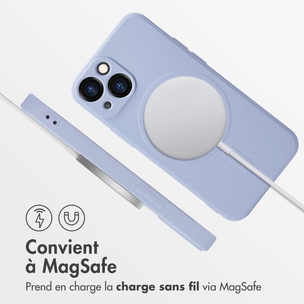 imoshion Coque Couleur avec MagSafe Apple iPhone 13 Mini - Lila