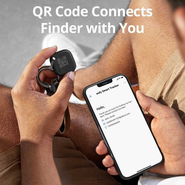 Eufy Smart Tracker Link - Tracker GPS pour iOS - 4 Pack - Noir