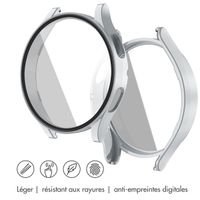 imoshion Coque rigide à couverture complète Samsung Galaxy Watch 4 44 mm - Argent