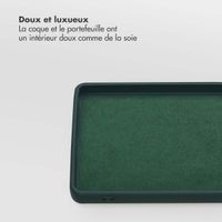 Selencia Étui portefeuille amovible Olyn avec MagSafe Samsung Galaxy S25 Ultra - Vert