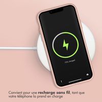 Accezz Coque Liquid Silicone Apple iPhone 11 - Rose