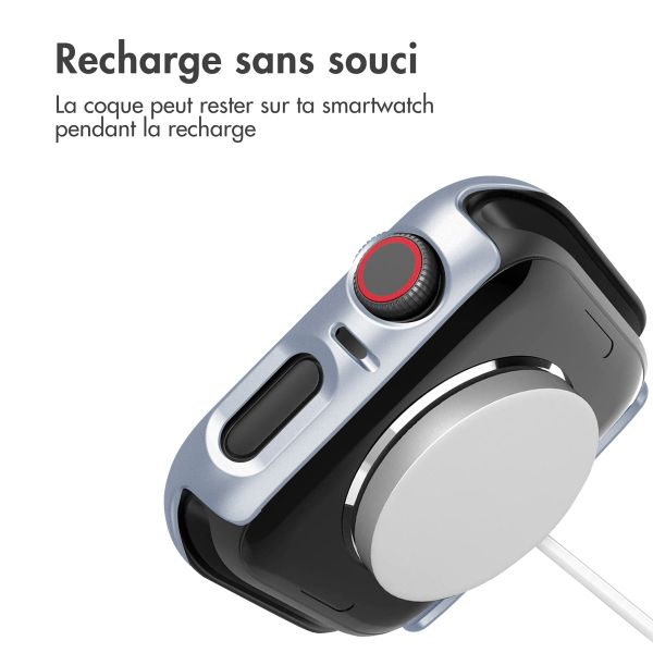 imoshion Coque rigide à couverture complète Apple Watch 4 / 5 / 6 / SE - 40 mm - Argent