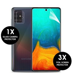 imoshion 3-Pack de protection d'écran + Protection en verre Appareil photo Samsung Galaxy A71