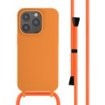 imoshion ﻿Coque en silicone avec cordon iPhone 14 Pro - Orange