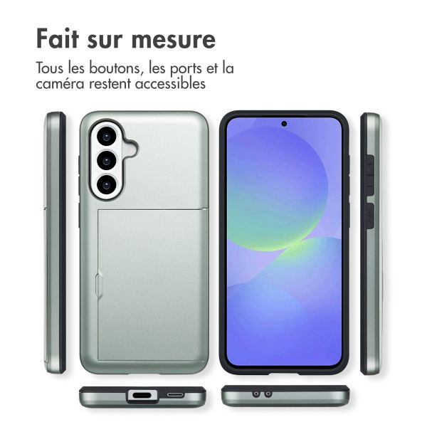 imoshion Coque arrière avec porte-cartes Samsung Galaxy A36 / A56 - Vert